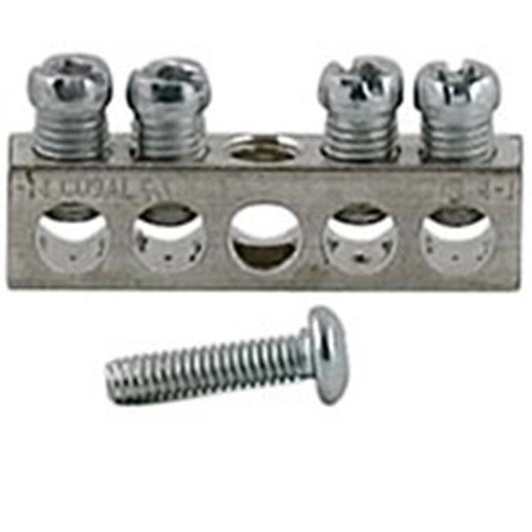 Square D By Schneider Electric PK4GTACP 4 Space Grounding Bar